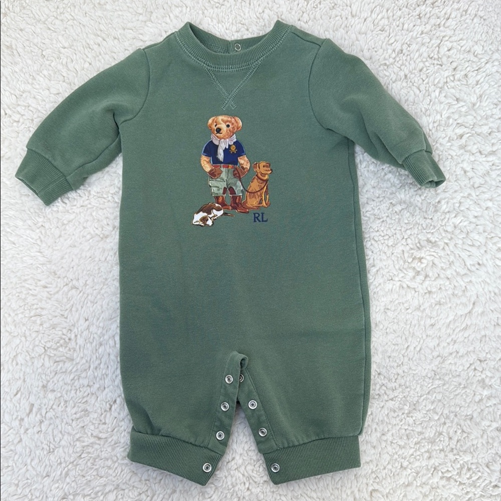 Ralph Lauren Green Kids One Piece
